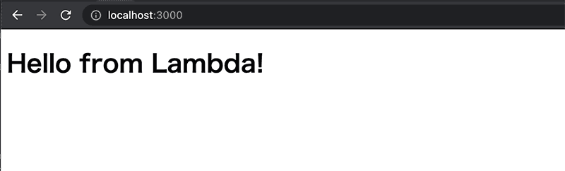 APIGateway経由でLambda関数を実行