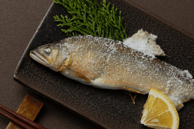 鮎の塩焼き