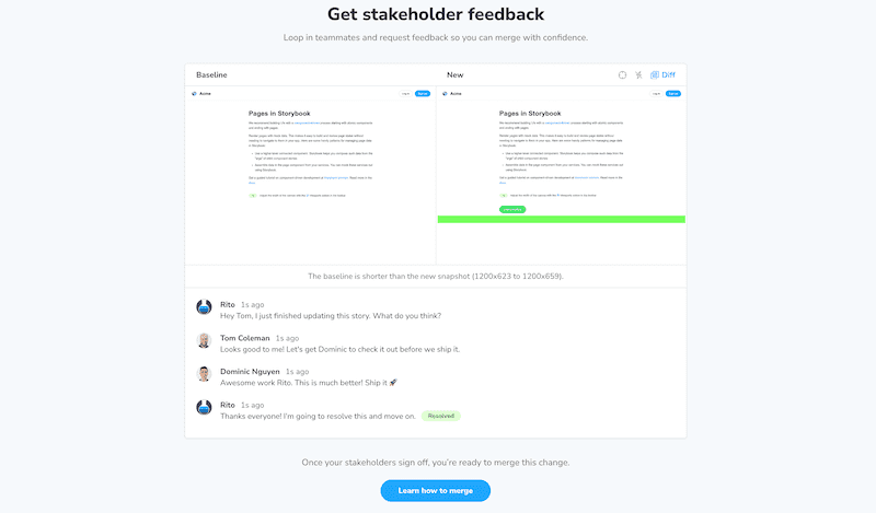 フィードバックもらえる