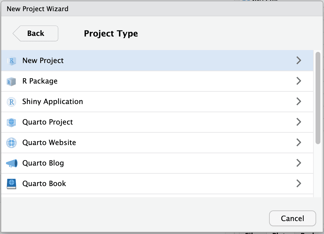 New Project ウィザード
