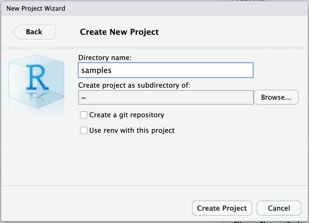 Directory name を入力