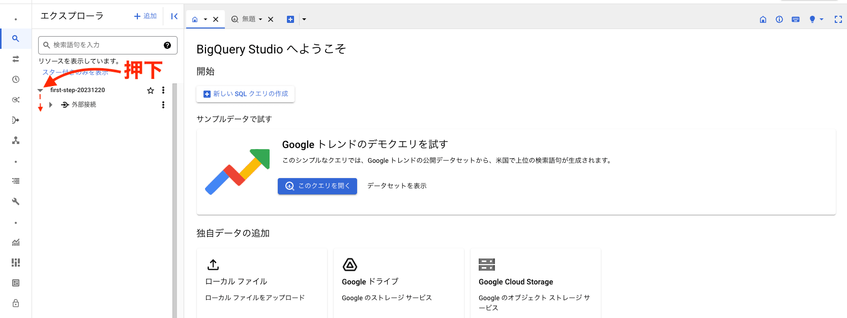 データセットの確認
