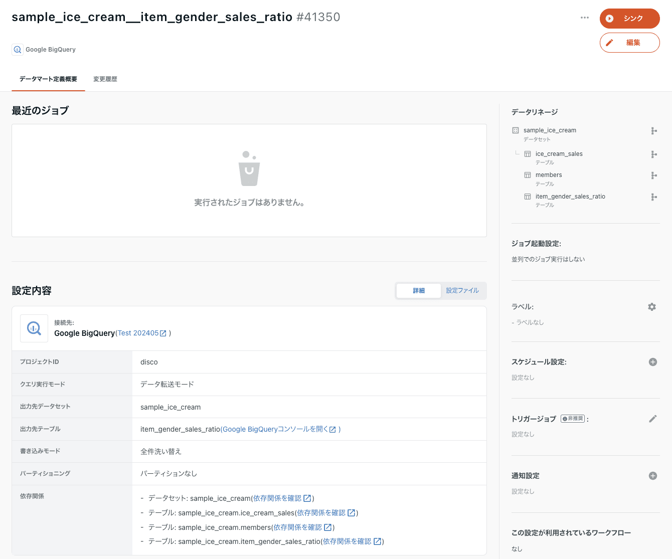 データマート定義