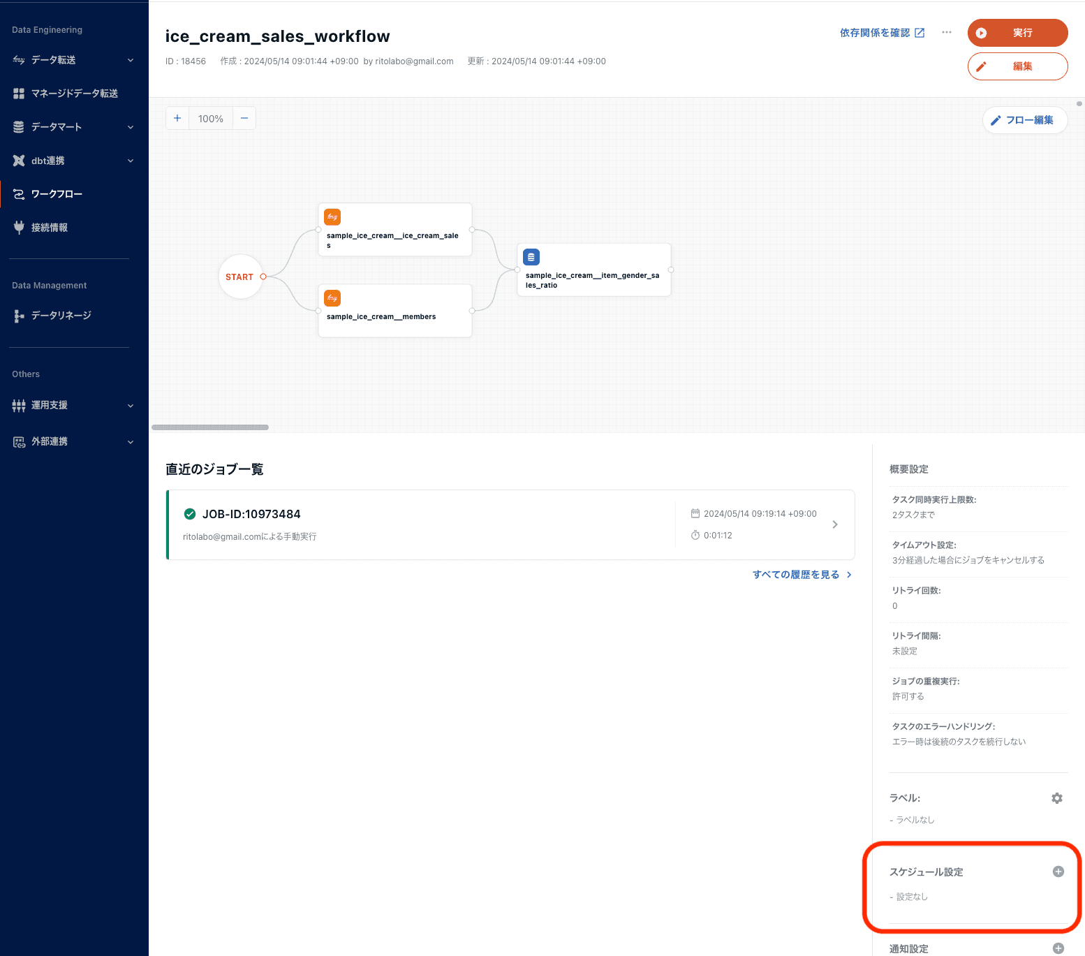ワークフロー定義