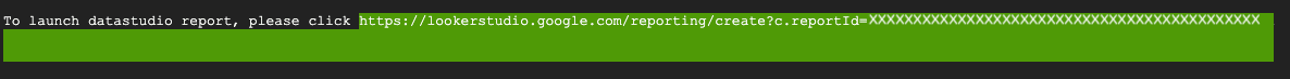 Looker Studio レポート URL