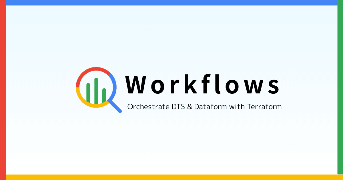 Workflows で DTS + Dataform の ETL パイプラインをオーケストレーションする