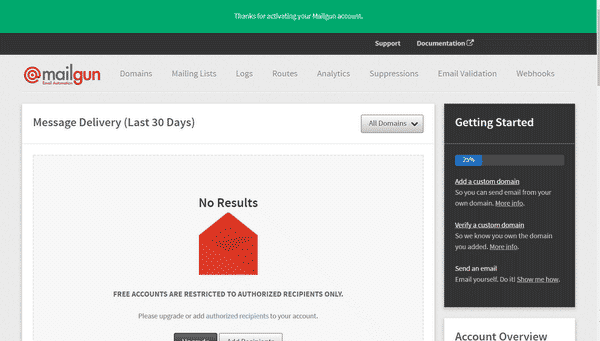 アカウント確認