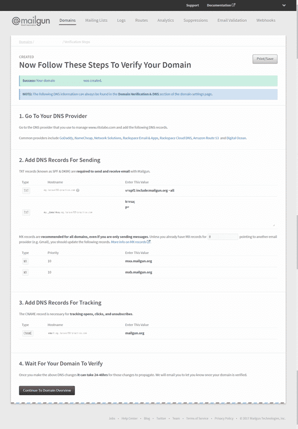 DNS設定の説明ページ