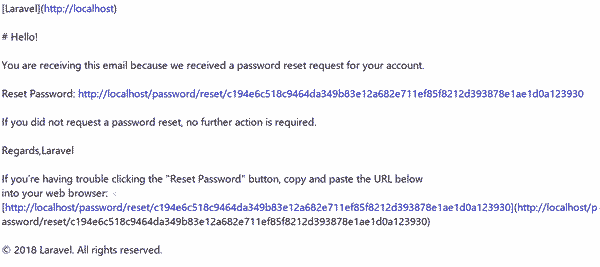 リセットメール