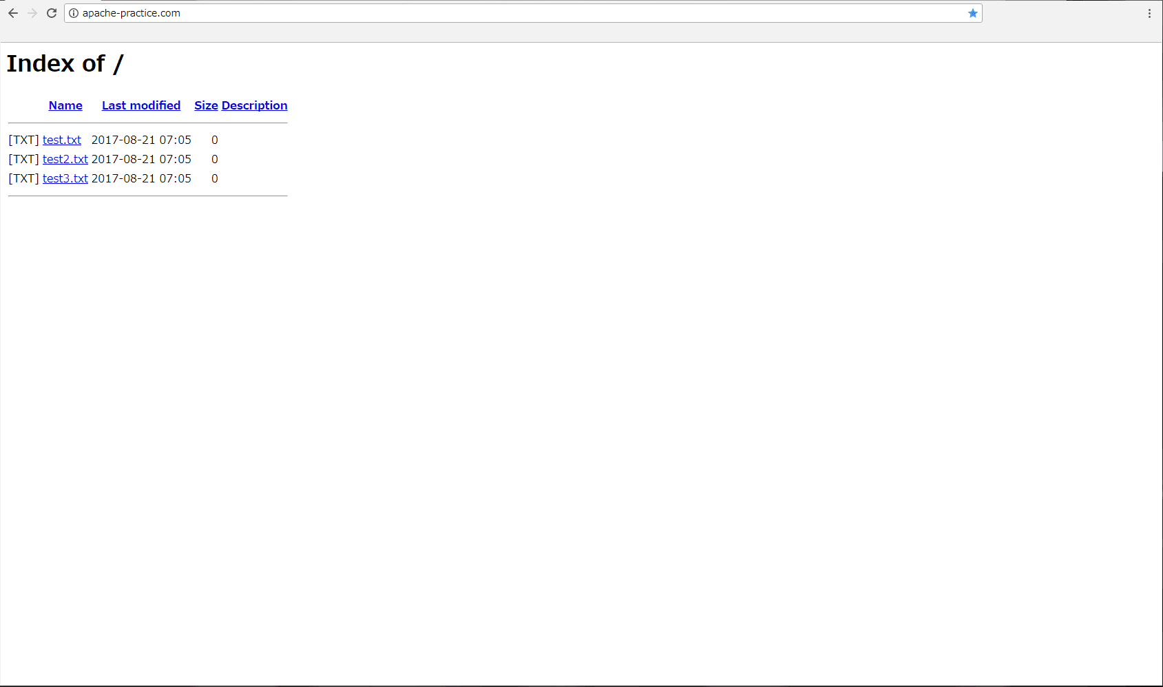 ディレクトリリスティング_対策前