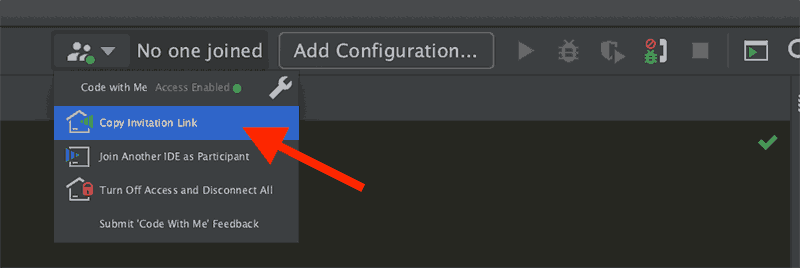 招待リンクのコピー