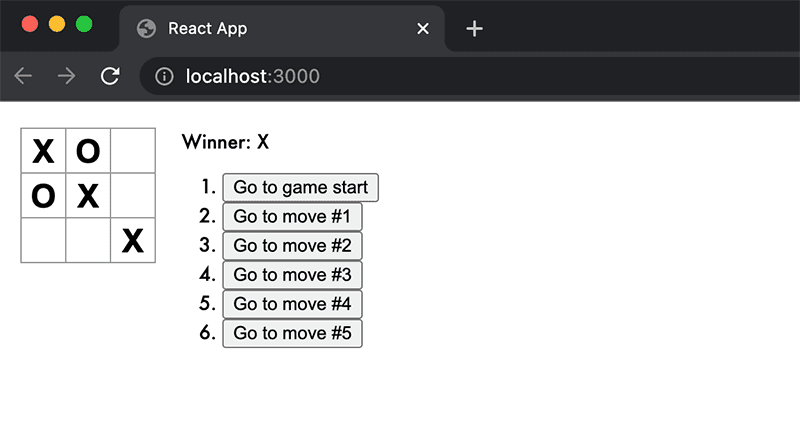 React チュートリアルで作る○×ゲームアプリケーション